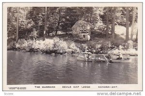 RP, The Guardian, Devils Gap Lodge, Kenora, Ontario, Canada, PU-1951