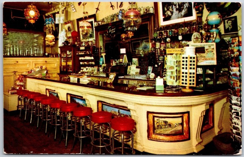 Bucket Of Blood Saloon Virginia City Nevada NV Momentos And Relics Postcard