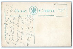 c1910 View American Legion Camp Paradise Point Tupper Lake New York NY Postcard