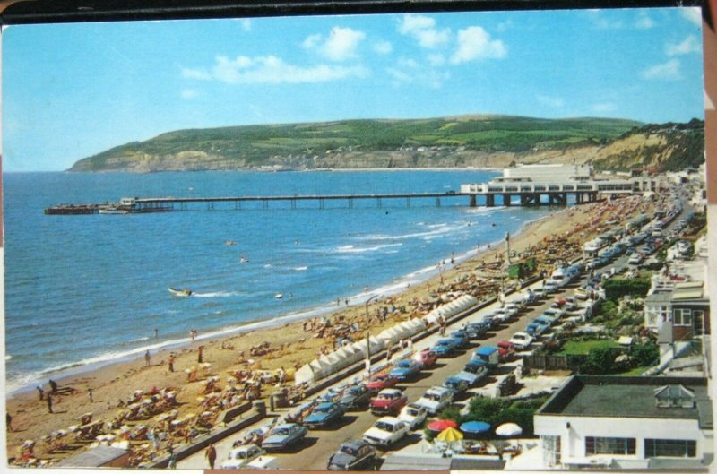 England The Esplanade and Pier Sandown Isle of Wight - unposted