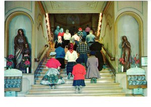Pilgrims on the Holy Stairs, Ste Anne De Beaupre, Quebec