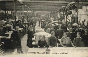 CPA ALENCON - Imprimerie LAVERDURE (49411)