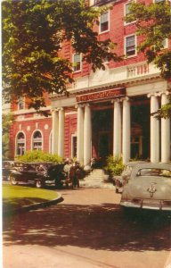 Charlottetown PEI  Canada Charlottetown Hotel 1954 Chrome Postcard  Unused