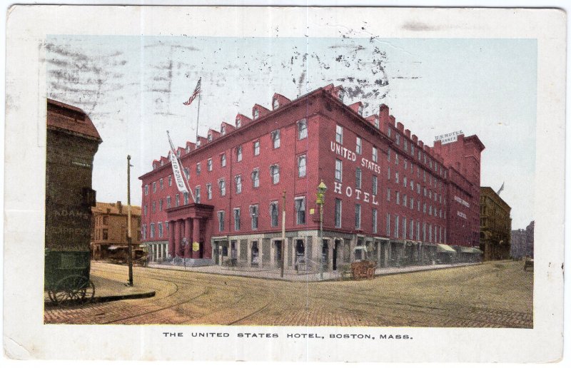 Boston, Mass, The United States Hotel