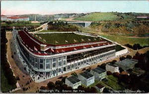 Forbes Field Baseball Stadium Pittsburgh Pirates PA Pennsylvania Postcard JO5