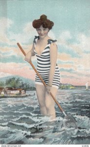 Victorian Bathing Beauty Pinup girl, 1900-10s #7