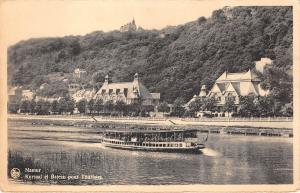 BF36768 namur kursaal et bateau ship pour touristes belgium