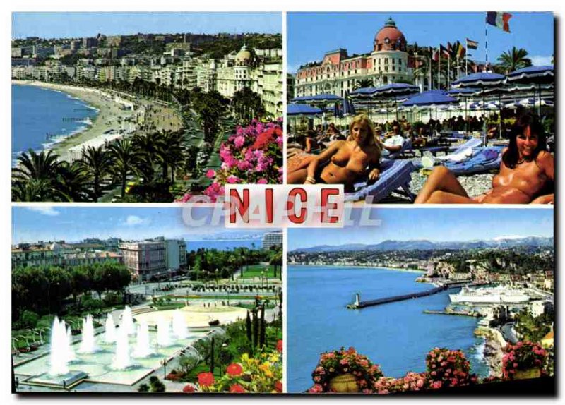 Postcard Modern French Riviera French Riviera Nice Alpes Maritimes