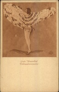 Dance Ballet Ballerina Grete Wiesenthal LEO RAUTH c1915 Postcard