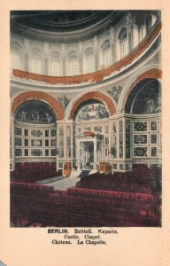 Vintage Postcard Castle Chapel Schlob Kapelis Chateau La Chapelle Berlin Germany