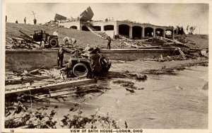 OH - Lorain. June 28, 1924 Tornado. View of Bath House