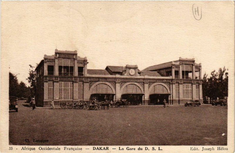 CPA AK Dakar - La Gare du D. S. L. SENEGAL (778440)