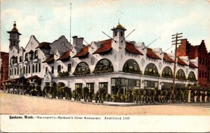 Washington Spokane Davenport's Restaurant 1909