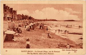 CPA St-MALO - La Grande Plage vue de PARAMÉ - The big Beach taken (584165)