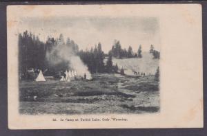 In Camp at Turbid Lake Cody WY Jul 9 1908