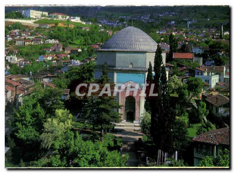 Postcard Modern Yesil Turbe Bursa Turkiye