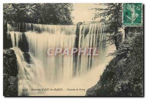 Old Postcard Environs of Aix les Bains Cascade Gresy