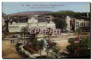 Postcard Old Nice Place Massena and the Municipal Casino