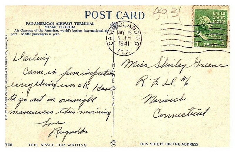 Florida Miami Pan American Airways Terminal