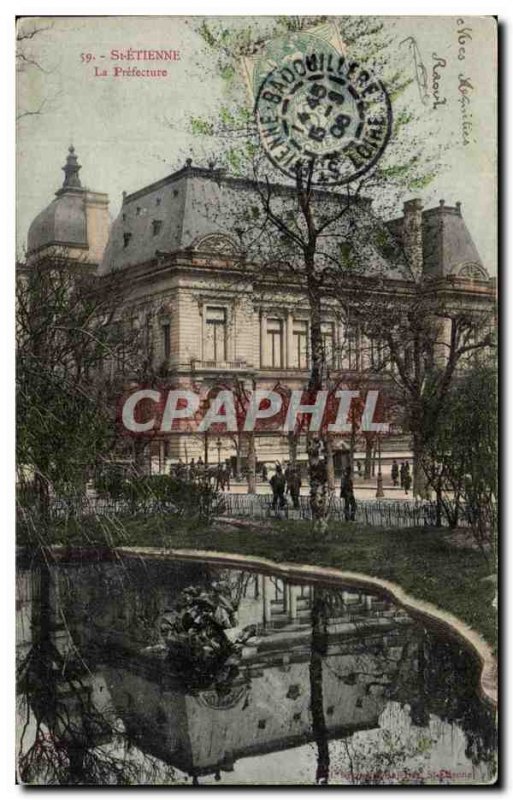 Saint Etienne - The Prefecture - Old Postcard