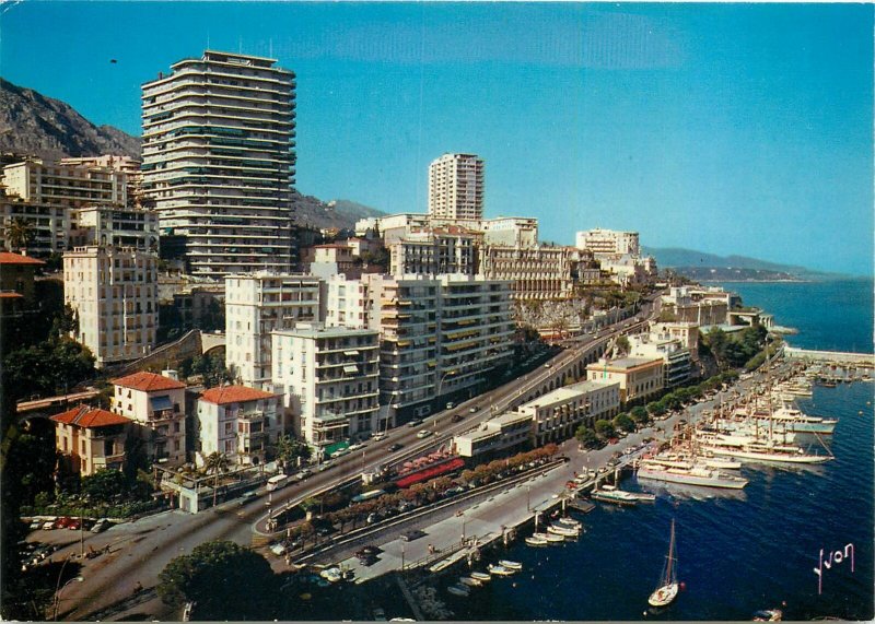 Europe Postcard Monte Carlo cote d Azur port le casino