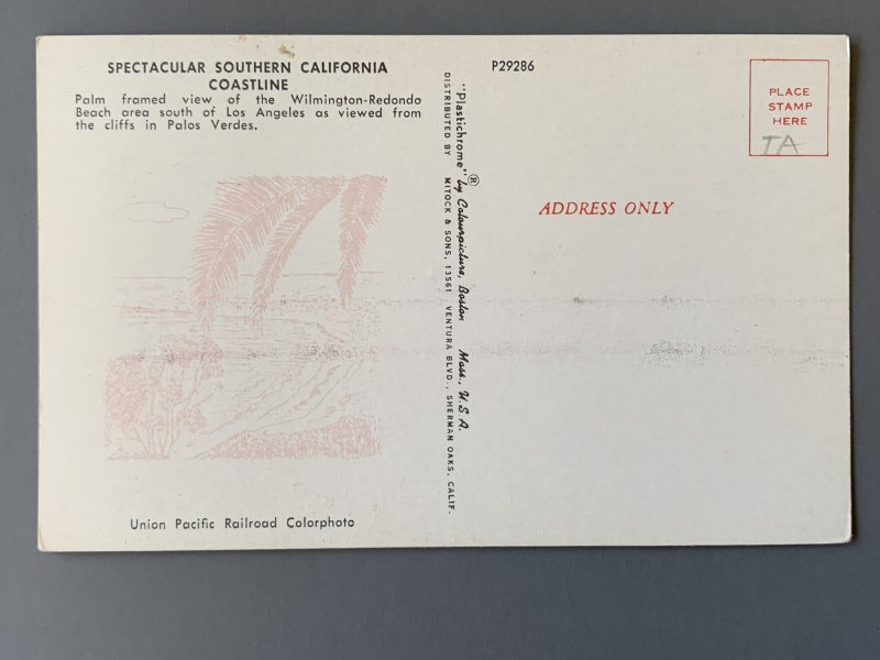 Spectacular Southern California Coastline CA Chrome Postcard A1162085631