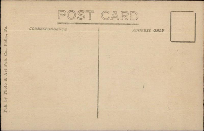 Burlington NJ Wilbur Watts High School c1915 Postcard