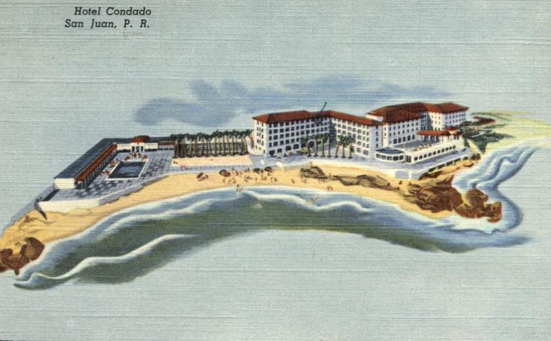 Hotel Condado - San Juan PR, Puerto Rico - pm 1951 - Linen