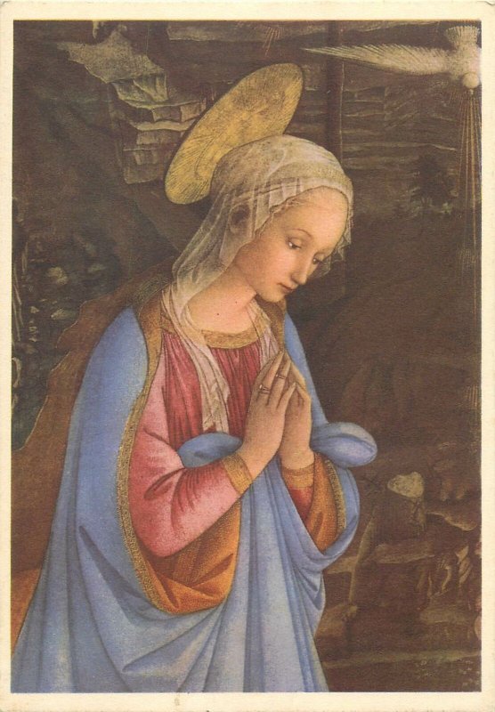 Religion Betende jungfrau painting by F Lippi Postcard