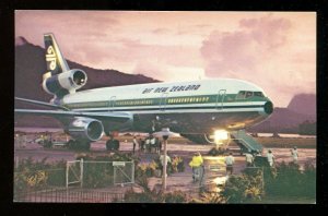 h3040 - Air New-Zealand 1980s DC-10 Series 30 Airplane Postcard. Unused