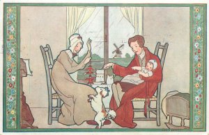 Fresh from the past Hop Marianne toy Rie Cramer tale series postcard Netherlands