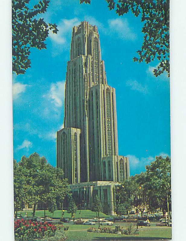 Pre-1980 CATHEDRAL AT UNIVERSITY OF PITTSBURGH Pittsburgh Pennsylvania PA L7108