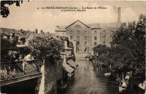 CPA La FERTÉ-BERNARD - Les Bords de l'Huisne et les Grands Moulins (390936)