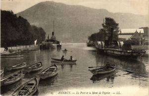 CPA ANNECY - Le Port et le Mont de VEYRIER (691287)