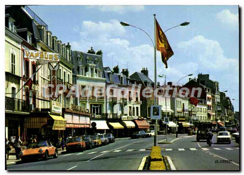 Modern Postcard Trouville Reine Des Plages Boulevard Moureaux PORSCHE 911