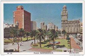 Plaza Independencia, MONTEVIDEO, Uruguay, 40-60's