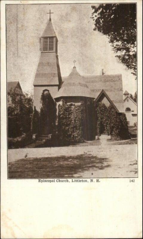 Littleton NH Church c1910 Postcard