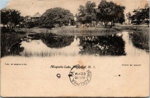 Postcard NJ Wildwood Magnolia Lake Publ. Meech & Co. 1905 M37