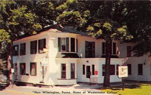 Home of Westminster College New Wilmington, Pennsylvania PA Postcard