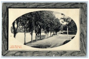 1912 Lake Boulevard Road Albert Lea Minnesota Embossed Vintage Antique Postcard