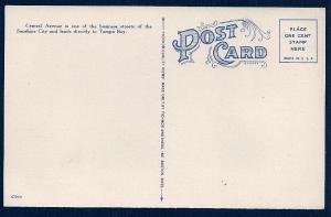 Central Avenue St Petersburg Florida unused c1930's