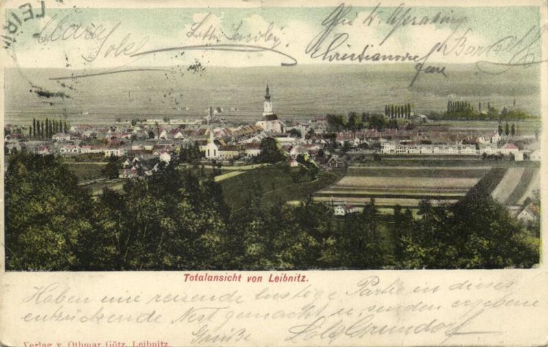 austria, LEIBNITZ, Totalansicht (1903)