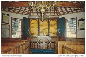 Interior St Peter's Church St Georges Bermuda 1959