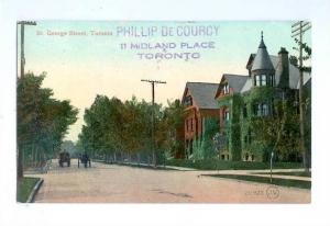 LP58   Ontario, Ont., Canada, postcard, Toronto, St. George 