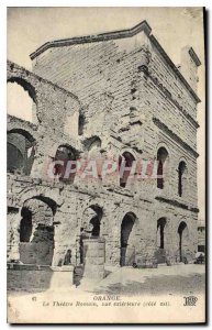 Postcard Ancient Roman Theater Orange exterior view east coast