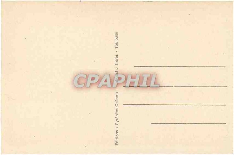 Old Postcard Biarritz La Cote des Basques