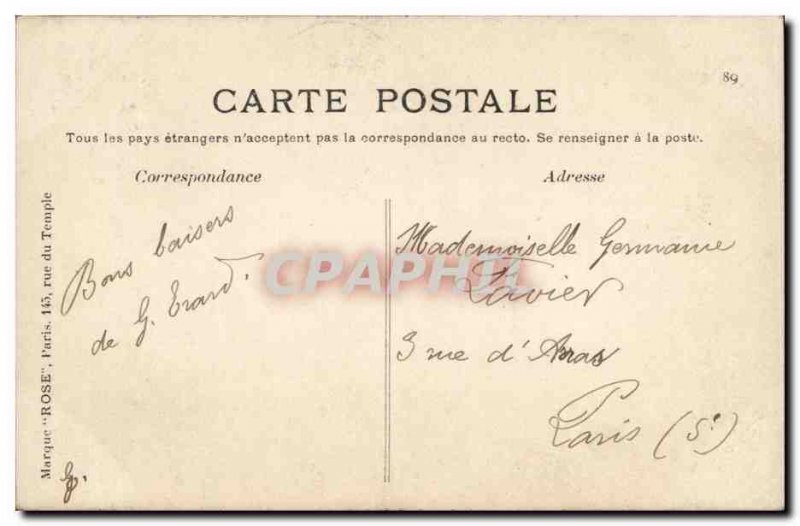 Paris - 5 - Place Maubert - Old Postcard