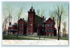 c1905 Faxton Hospital, Utica New York NY Posted AJ Purvis Postcard 