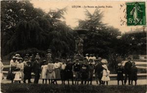 CPA LUCON Le Bassin au Jardin Public (394018)