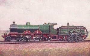 Atlantic Type Locomotive 1803 Victorian 1910 Trevethick Train Rail Old Postcard